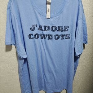 Victoria's Secret Blue Graphic T-Shirt